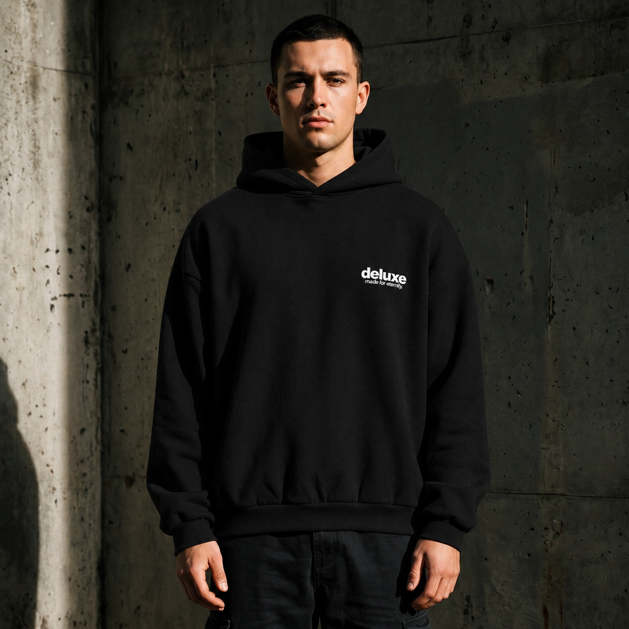 ESSENTIAL HOODIE BLACK